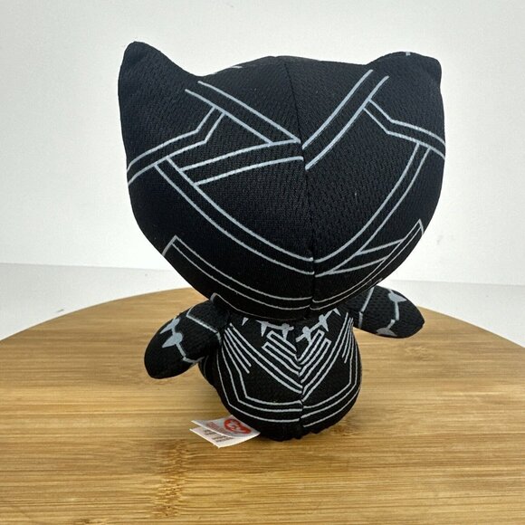 TY Beanie Baby 6" Black‎ Panther Marvel Plush Stuffed Animal Toy - Picture 4 of 10